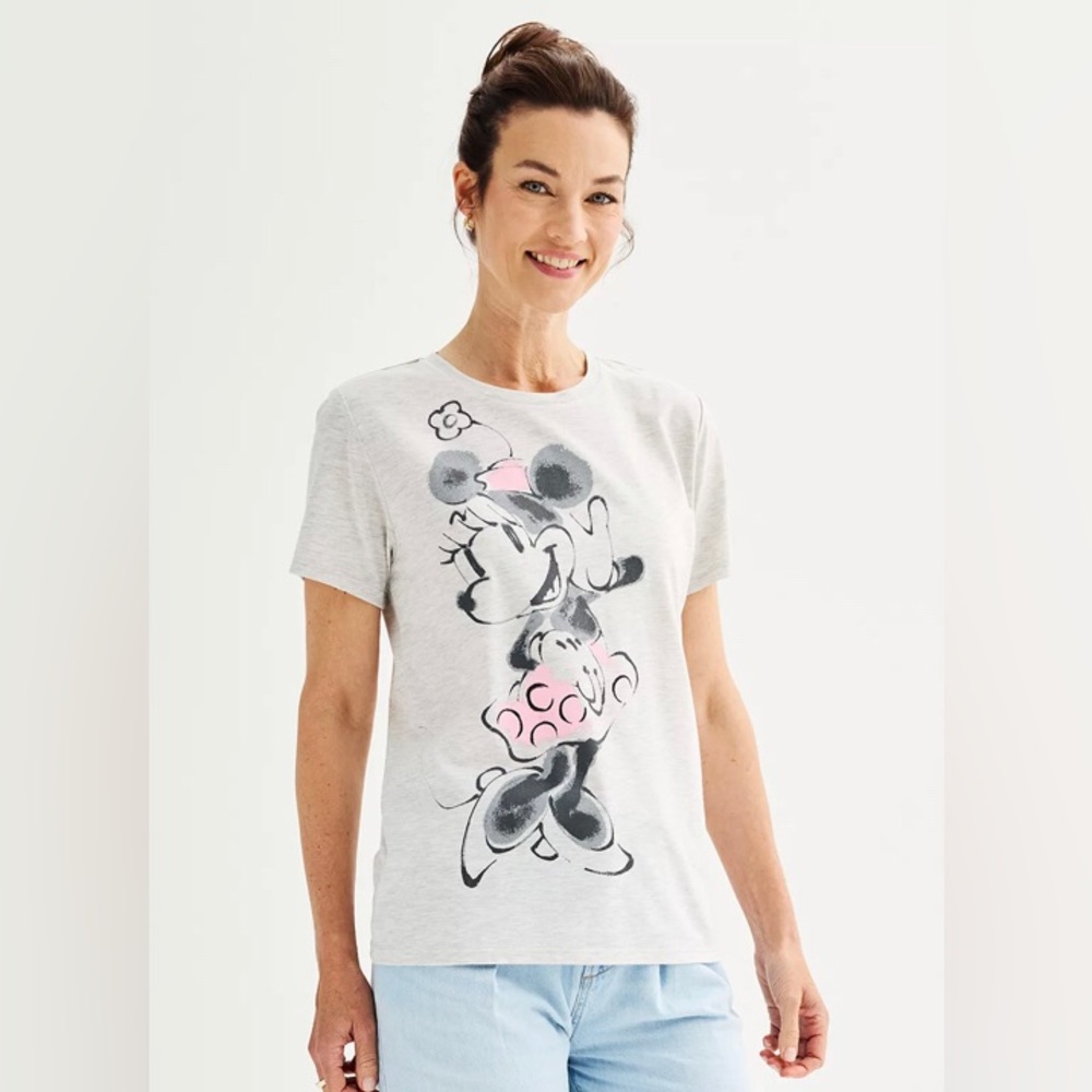 NEW Disney's‎ Minnie Mouse Watercolors Tee